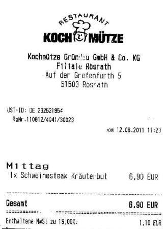 mdrp Hffner Kochmtze Restaurant